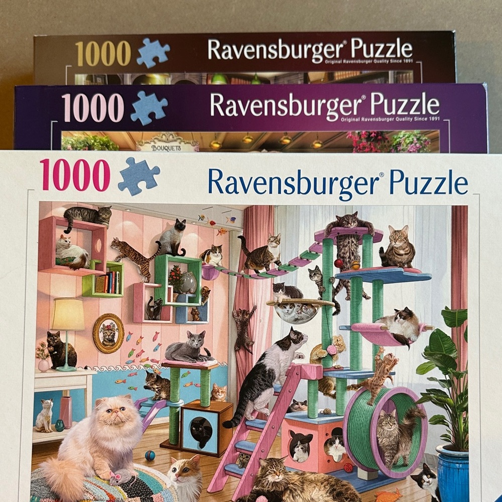 4 Ravensburger Puzzles for the price of one